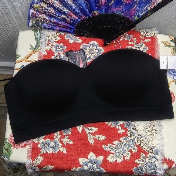 No Boundaries Other - NOBO Black Convertible Strapless Bandeau Bra